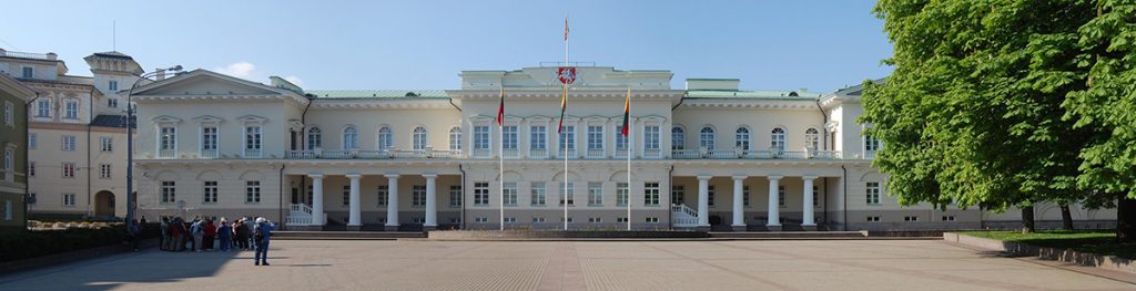Maszty flagowe Pałac Prezydencki – Wilno, Litwa